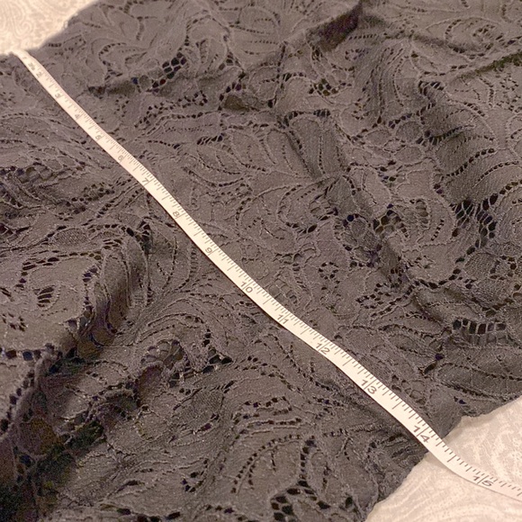 BANANA REPUBLIC Lace Midi Dress Black Size 4 - Picture 14 of 16